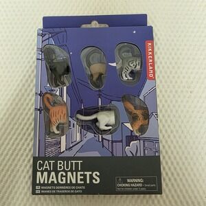 6PCS Cat Butt Magnets - Funny Animal Refrigerator Magnets Animal Cat Lover Gifts